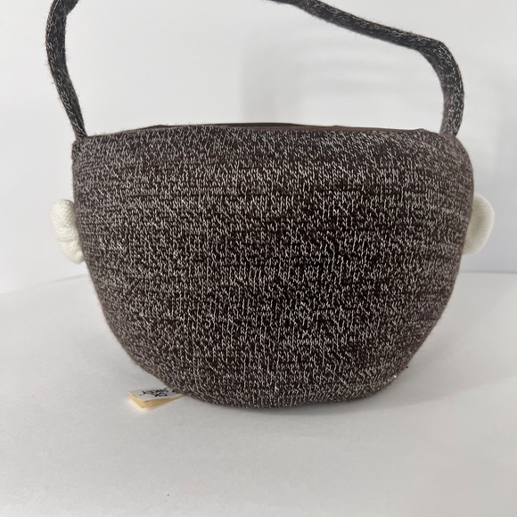 Sock Monkey Soft Bucket Basket Halloween Trick or Treat - Picture 8 of 10